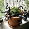thumbnail image 4 of YuanGuangQ Octopus Tentacle Plant Pot Decor Set, Resin Sea Creature Limb Embellishments for Potted Greenery, Decor Accents for Flower Pot Tabletop Home Scene Layout Decoration, 4 of 6