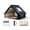 Black(Silver paste), variant on 3-4 Person Inflatable Camping Tent, 9.8'x6.8'x6.5', 4 Season Glamping Air Tent Cabin House with Skylight,, Waterproof Windproof, 1 Minute Quick Setup, PVC Air Beam Instant Setup, Includes Pump, Khaki