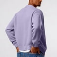 thumbnail image 4 of GrmtClth Cardigan Sweaters for Men Long Sleeve Waffle Knitted Sweater Loose Fit Open Front Cardigan Button Down Lightweight Daily Wear Purple 5XL, 4 of 4