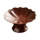 thumbnail image 4 of Plato de cerámica para frutas con base, elegante, decorativo, multiusos, para servir pasteles. Rojo, 4 of 9