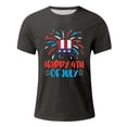 thumbnail image 5 of Tops para hombre, blusas y camisas de cuello redondo y manga corta para hombre, tops casuales de cuello redondo y manga corta con estampados especiales para hombre., 5 of 5
