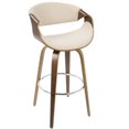 thumbnail image 3 of Curvini Mid-Century Modern Barstool by LumiSource, 3 of 8