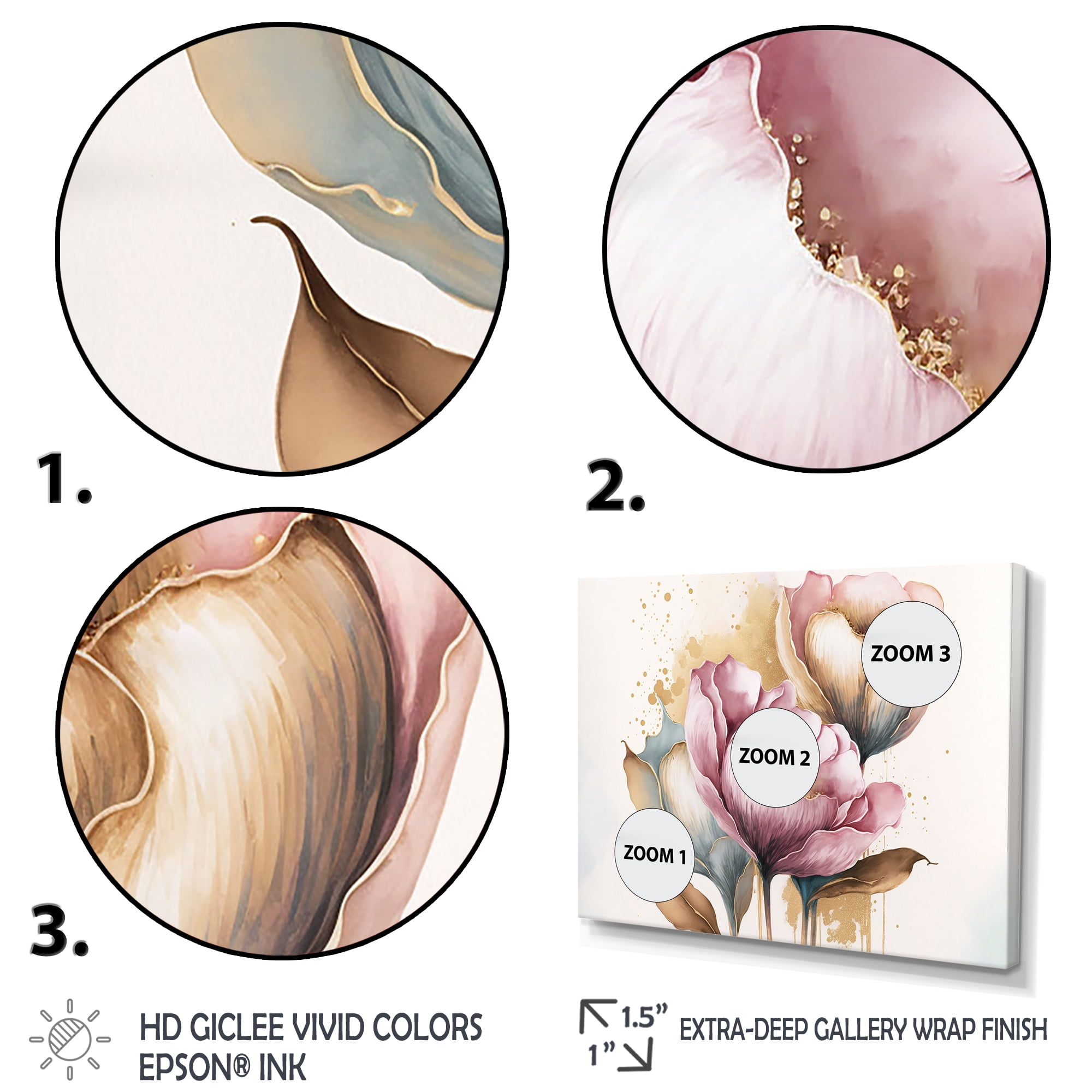 Designart Pink Cally Lily Arrangement Canvas Wall Art