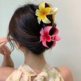 thumbnail image 5 of Nuevas pinzas para el cabello de flores rojas para Mujer, pinzas para el cabello dulces a la moda, pasadores con abrazadera de cangrejo, tocados hawaianos para Mujer., 5 of 5