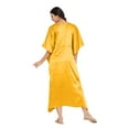 thumbnail image 6 of Oussum Womens Kaftans Satin Long Maxi Dress for Women Adjustable Size Caftans Plus Size Nightwear Evening Gown Beachwear Casual Dresses Online, 6 of 7