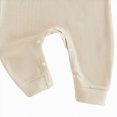 thumbnail image 4 of CAUYDY 0 3 6 9 Months 1T 2T Baby Boys Pajamas Newborn Clothes Preemie Long Sleeved Romper Fall Winter Infant Boy Soft Bodysuit Toddler Sleepers Beige for Sizes 6-12 Months, 4 of 5