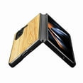 thumbnail image 6 of Nalacover for Samsung Galaxy Z Fold 5 Case, Wooden Patterned Shockproof Luxury Folded Anti-Scratch Camera & Screen Raised Protection Phone Cover for Samsung Z Z Fold5 2023,
Yellow Woodgrain, 6 of 9