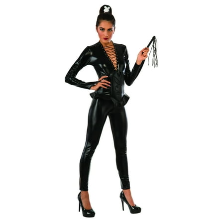 Rubies Playboy Wicked Ways Tight Catsuit 4pc Women Costume,