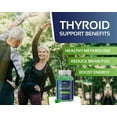 thumbnail image 3 of Thyroid Support Gummies for Women & Men – Non-GMO, Vegan, Gluten-Free, with Iodine, Kelp, Ashwagandha, Zinc, Selenium and More – Natural Apple Flavor Thyroid Gummies Supplement for Hypothryoidism, 3 of 10