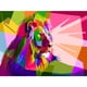 thumbnail image 1 of Pintura (DE5500) DIY Decoración para el hogar Imagen redonda completa de diamantes de imitación Pop Art Lion Kit 30x40cm Hugtrwg Para estrenar, 1 of 1