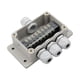 thumbnail image 2 of Paquete de 2-6 prensaestopas de caja de conexiones eléctricas impermeables IP66 132x69x50mm 1 en 3 2 piezas, 2 of 8