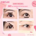 thumbnail image 4 of PINKFLASH-rímel oleoso sedoso 4D, extensiones de pestañas naturales impermeables, maquillaje de larga duración, negro, cosméticos para ojos （Black, 4 of 5