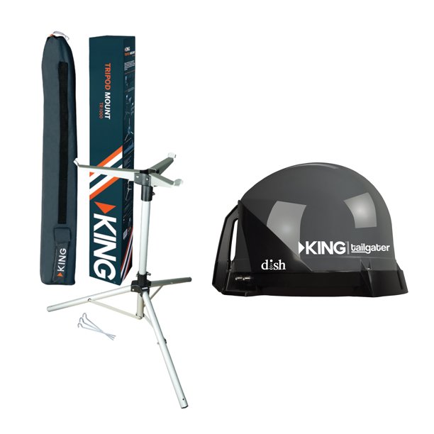 KING VQ4500 DISH Tailgater Bundle and Tripod Bundle