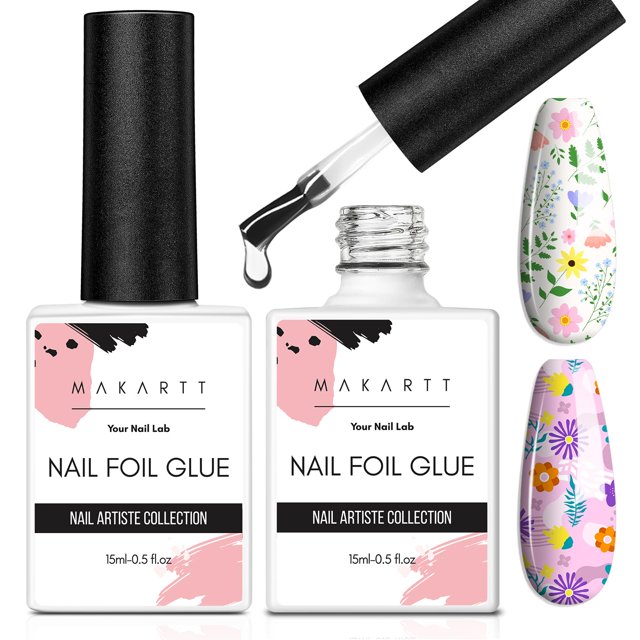 Gel adhesivo para uñas Makartt para decoración de uñas, 15 ml, 2 unidades