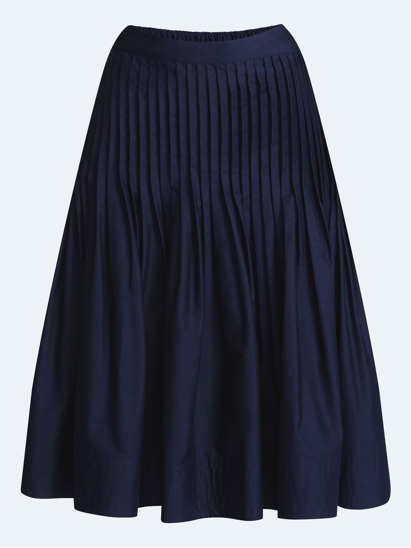 Free Assembly Women's Pintuck Knee Length Skirt, Sizes XS-XXL