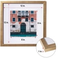 thumbnail image 2 of Old Town 4pk- 12x12 Matted Square Gallery Picture Frames (Gold, 12x12), 2 of 7