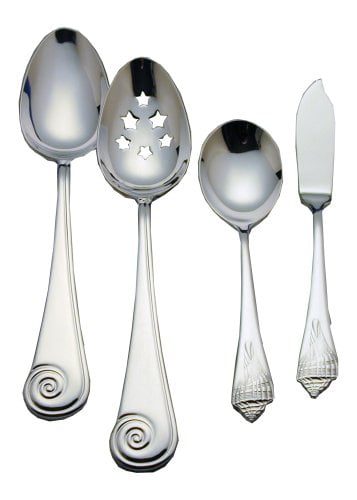 Reed & Barton Sea Shell Place/Oval Soup Spoons Set of 4 