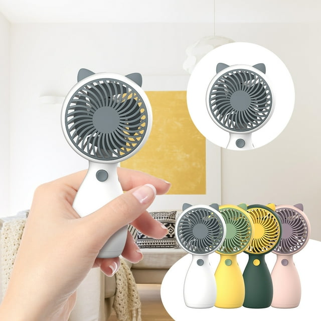 Iumwxz Ventilateur Portable Usb Petit Ventilateur Spationaute Chargement Portable à Main de Bureau Ventilateur Sans Pales Mini Ventilateur Plastique Violet 50 % de Rabais Transparent