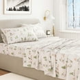 thumbnail image 5 of Great Bay Home 4-Piece 100% Turkish Cotton Flannel Sheet Set, Queen, Yuletide Gnomes, 5 of 6