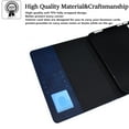 thumbnail image 2 of Dteck Rugged Case For iPad Pro 11 inch 2024, Magnetic Leather Smart Case Card Slots Wallet Shockproof Rubber Kickstand Cover for iPad Pro 11" 2024,Blue, 2 of 7
