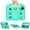 Mint Green, variant on Case For iPad Pro 11 inch M4 (2024)/Air 11 M2 (2024)/Air 11" M3 (2025) Cute Portable Kids Shockproof Cover With Stand and Pen Holder
