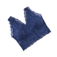 thumbnail image 3 of Sujetador de mujer de encaje Sexy Bralette Girl Elástico con correa de hombro ancha Sujetador Ropa interior de mujer, Azul Methold AP001220-03B, 3 of 7