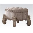 thumbnail image 3 of ACME Tabouret de Coiffeuse Versailles en Os et Blanc, 3 of 3