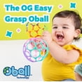 thumbnail image 4 of Sonajero ovalado de juguete infantil Bright Starts, fácil de agarrar, sin BPA, azul, 4 of 5