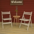 thumbnail image 2 of CoscoProducts COSCO XL Wood Slat Back Folding Chair, 2-Pack, Gray Grey, 2 of 8