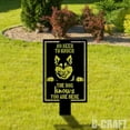 thumbnail image 4 of C-craft Husky Guard Dog on Duty Yard Sign for Enhanced Security, 4 of 4