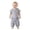 Grey, variant on Soft Baby Girl Summer Outfits Short Sleeve Two Piece Pajama Breathable Loungewear With Pants For Toddler Girls Casual Outfit Sets