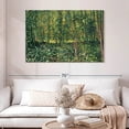 thumbnail image 2 of Elephant Stock Trees And Undergrowth Wall Art - Horizontal Canvas Wall Art - Living Room Wall Decor - Nature Canvas - Green And Brown Decor By Vincent Van Gogh - 48" x 32", 2 of 8