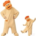 thumbnail image 4 of Silly Onesie Adult Pajamas Unisex Ultra Soft Plush Hooded Loungewear Funny Monster Hooded Pjs Big Mouth Monster Homewear for Movie Nights, 4 of 5