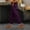Purple, variant on Aoiroe Women Casual Lightweight Drawstring Elastic Waist Pants with Pockets Blackish Green L
