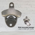 thumbnail image 2 of M Buder Destapador De Cerveza De Aleación De Zinc Montado En La Pared Estilo Vintage Accesorios Para Cocina Bar Restaurante Alta Durabilidad Y Resistencia (1 Pieza) 9 cm / 3.5 inches, 2 of 8