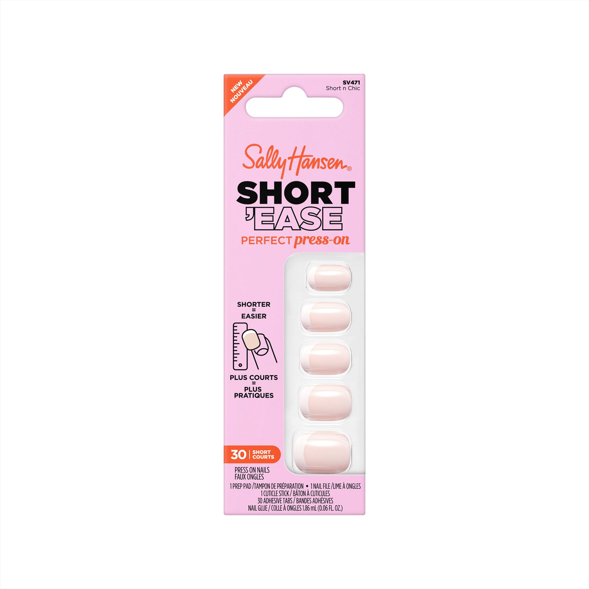 Salon Effects Perfect Press-Ons™ Short'Ease
