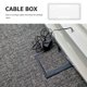 thumbnail image 4 of Organizador de cables para escritorio, tapa de plástico blanca, 2 unidades, 4 of 6