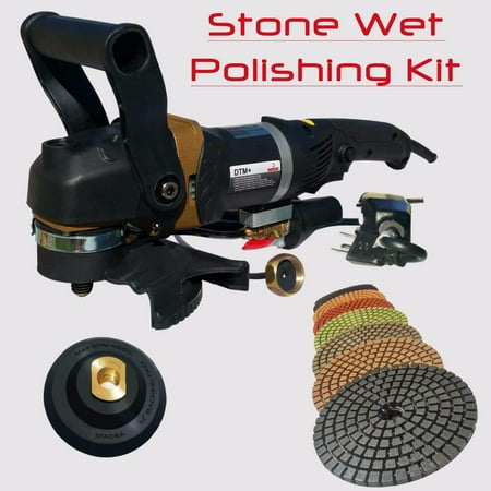 Stadea SWP105K Stone Concrete Countertop Grinder Polisher Wet Stone 4" Concrete Polishing Kit