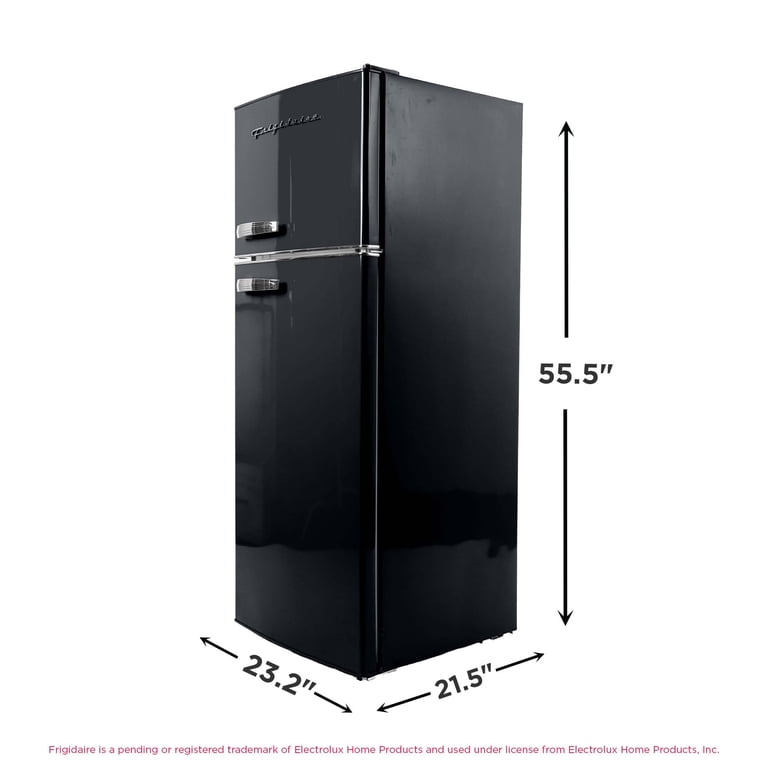 Frigidaire 7.5 Cu. Ft. Retro Black Top Freezer Refrigerator with