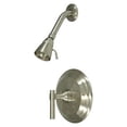thumbnail image 2 of Kingston Brass Milano Single Handle Shower Faucet, KB2631MLSO, Polished Chrome, 2 of 6