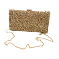 thumbnail image 2 of Bolso de noche Strade Fareast Limited Con diamantes de imitación Oro, 2 of 8