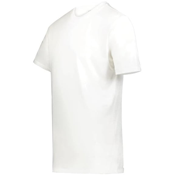 Augusta Sportswear 6959.005.S All-Day Core Basic Tri-Blend T-Shirt, White - Small