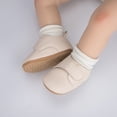 thumbnail image 6 of Splozh Shoes for Toddler Boys Baby Solid Color Shoes for Boys Girls Casual Shoes Non Slip Soft Sole Comfortable Baby Shoes Beige,US 3.5, 6 of 6