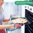 thumbnail image 2 of Yayeee Pot Holders Kitchen Heat Resistant with Pocket 7"x9.8" Cotton Oven Cooking Hot Pads, Art Cat, 2 of 7