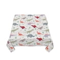thumbnail image 5 of Wukai Cute Dinosaur Waterproof Tablecloth for Kitchen Dining, Fits Square Tables for 2-4 Seats -54"x54", 5 of 7