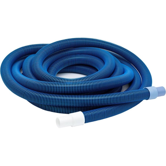 Plastiflex WJSP Vacuum Hose for Inground and Above Ground Swimming Pools | Pool Vacuum Hose Connector Has a 1 1/4 in Diameter | UV Resistant and Crush Proof | Measures 30' Unraveled