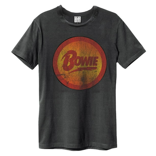 Amplified - Camiseta Diamond Dogs David Bowie para Adultos Unisex (Carbón)