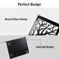 thumbnail image 3 of 1 Par Sujetalibros DE metal antideslizantes YUANXCMXG negro, 3 of 5
