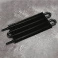 thumbnail image 4 of Oil Radiator, Universal Cool Automatic Transmission Oil Transmission Radiator  For Oil Cooler Replacement 4 Row Black, 4 of 8