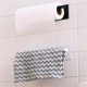 thumbnail image 3 of Soporte para debajo del gabinete, soporte para toallas de papel, soporte de pared para rollos de cocina, toallero de baño, toallero autoadhesivo (negro mate/blanco), 3 of 8